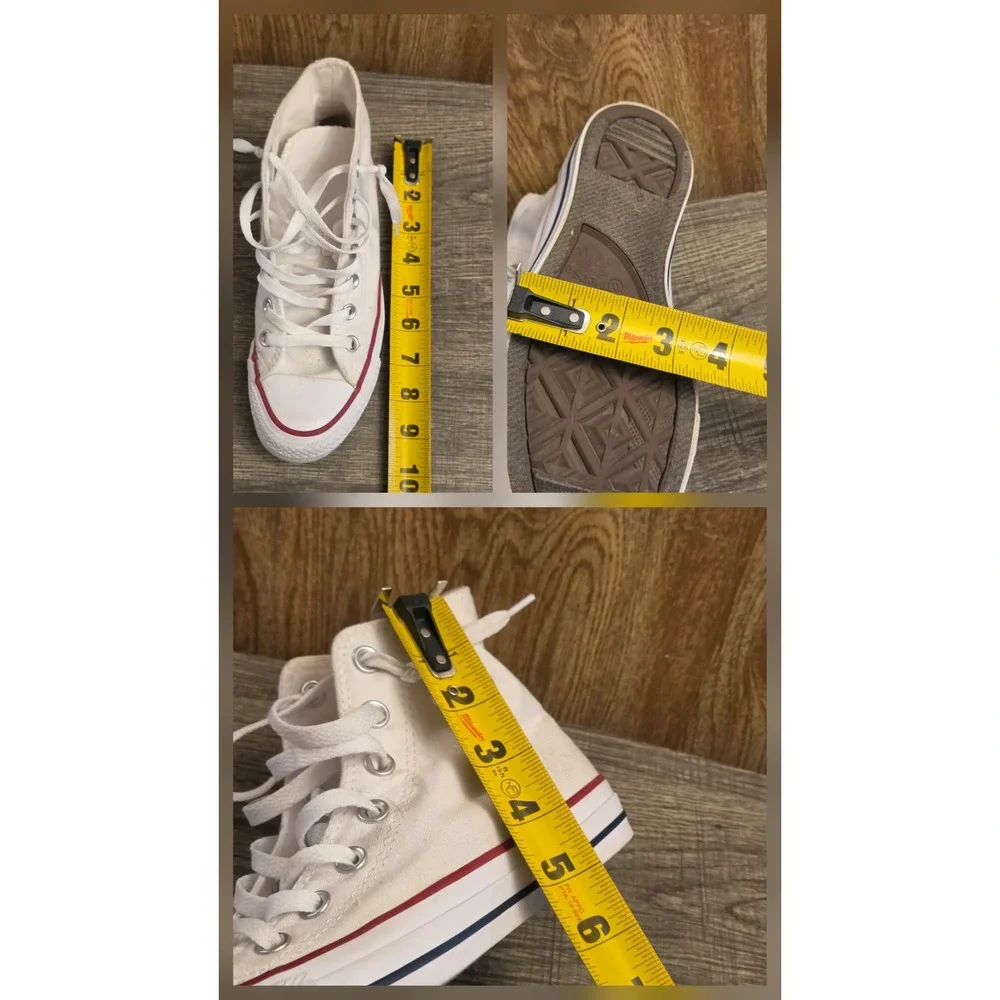 Converse Allstar High Top Shoes Sneakers Womens Size 6 White